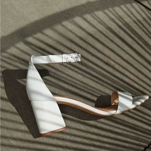 New GB Block-Party Leather Ankle Strap Block Heel Family Matching Dress Sandals - Picture 6 of 11